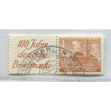ALEMANIA OCCIDENTAL BERLIN 1949 ZUSAMMENDRUCKE ESTAMPILLAS SE-TENANT FINAMENTE USADA !!! HERMOSA CALIDAD